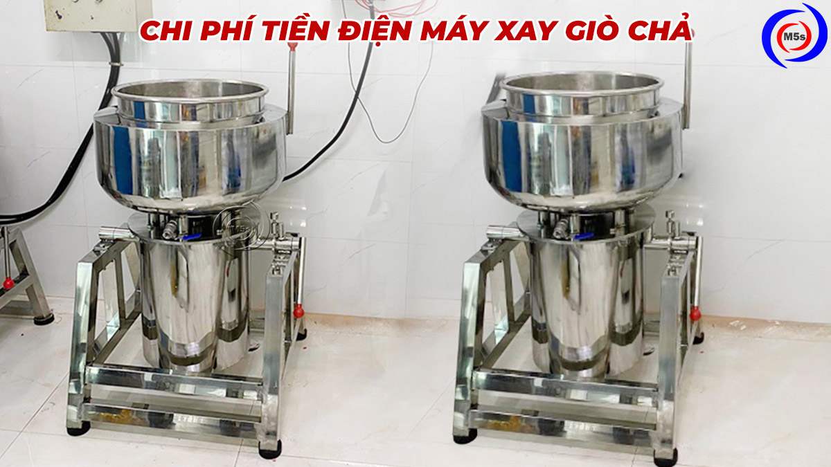 Cách tính chi phí tiền điện máy xay giò chả