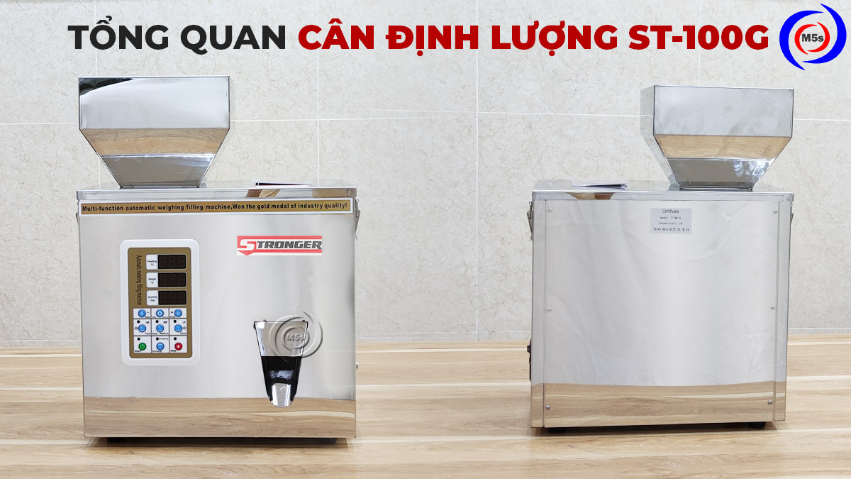 Máy cân định lượng 100g Stronger