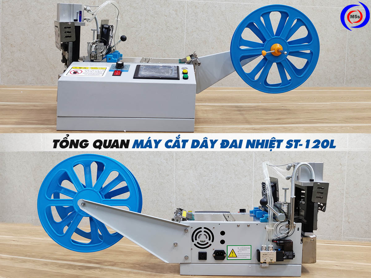 máy cắt dây đai tự động dạng xéo góc ST-102L
