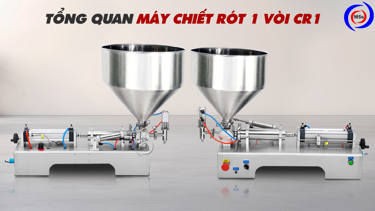 Tổng quan máy chiết rót 1 vòi cr1 Tổng quan máy chiết rót 1 vòi cr1