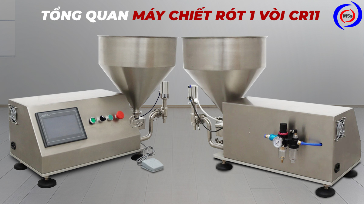 Tổng quan máy chiết rót 1 vòi cr11
