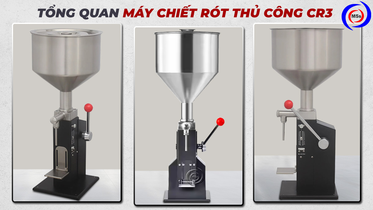 Tổng quan máy chiết rót thủ công cr3