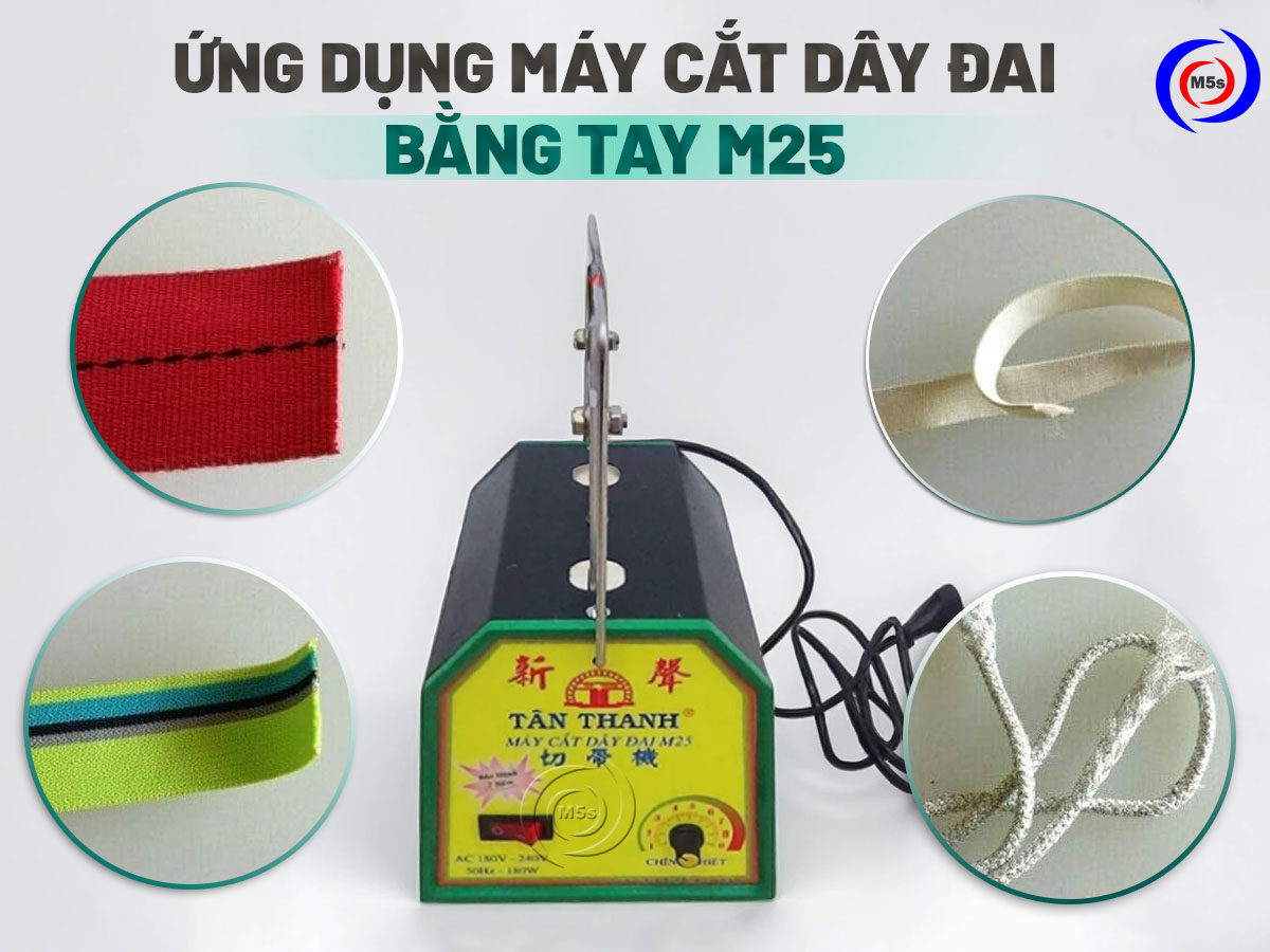 Ứng dụng máy cắt dây đai bằng tay M25 Ứng dụng máy cắt dây đai bằng tay M25
