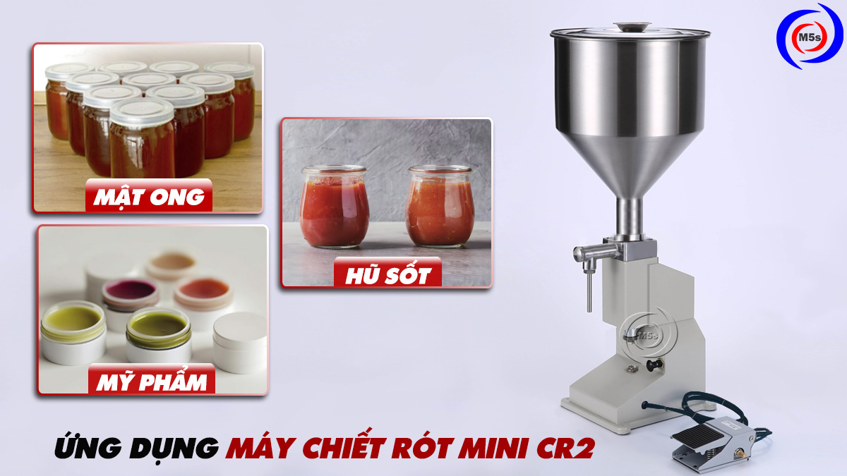 Ứng dụng máy chiết rót cr2