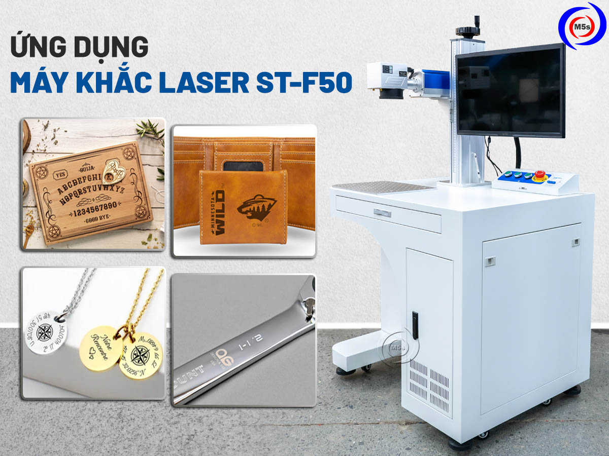 Ứng dụng máy khắc laser ST-F50