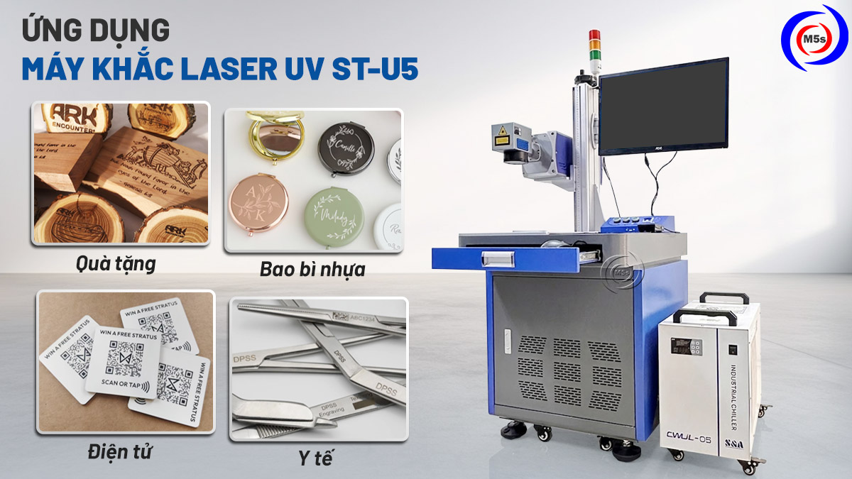 Ứng dụng máy khắc laser UV ST-U5