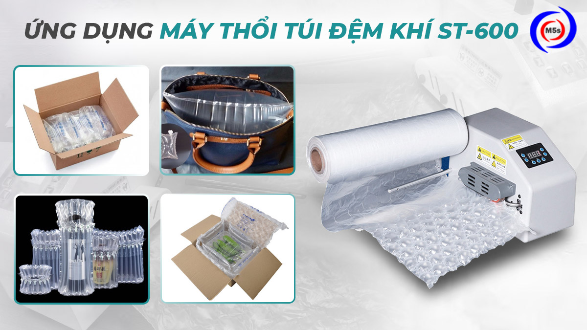 Ứng dụng túi đệm khí chèn hàng, bọc gói hàng