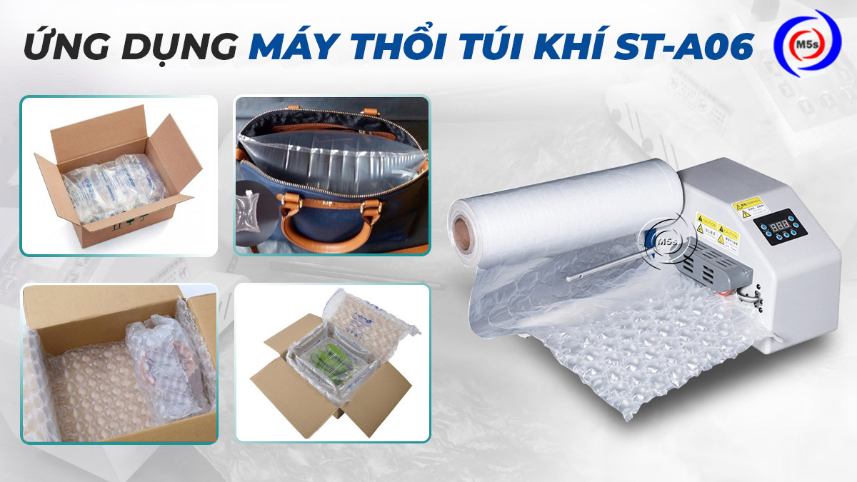 Ứng dụng túi đệm khí chèn hàng, bọc gói hàng