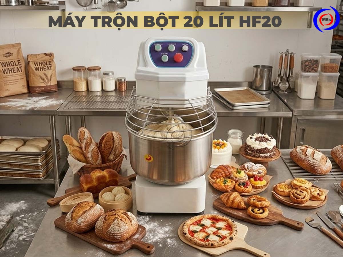 Ứng dụng máy trộn bột 20 lít HF20