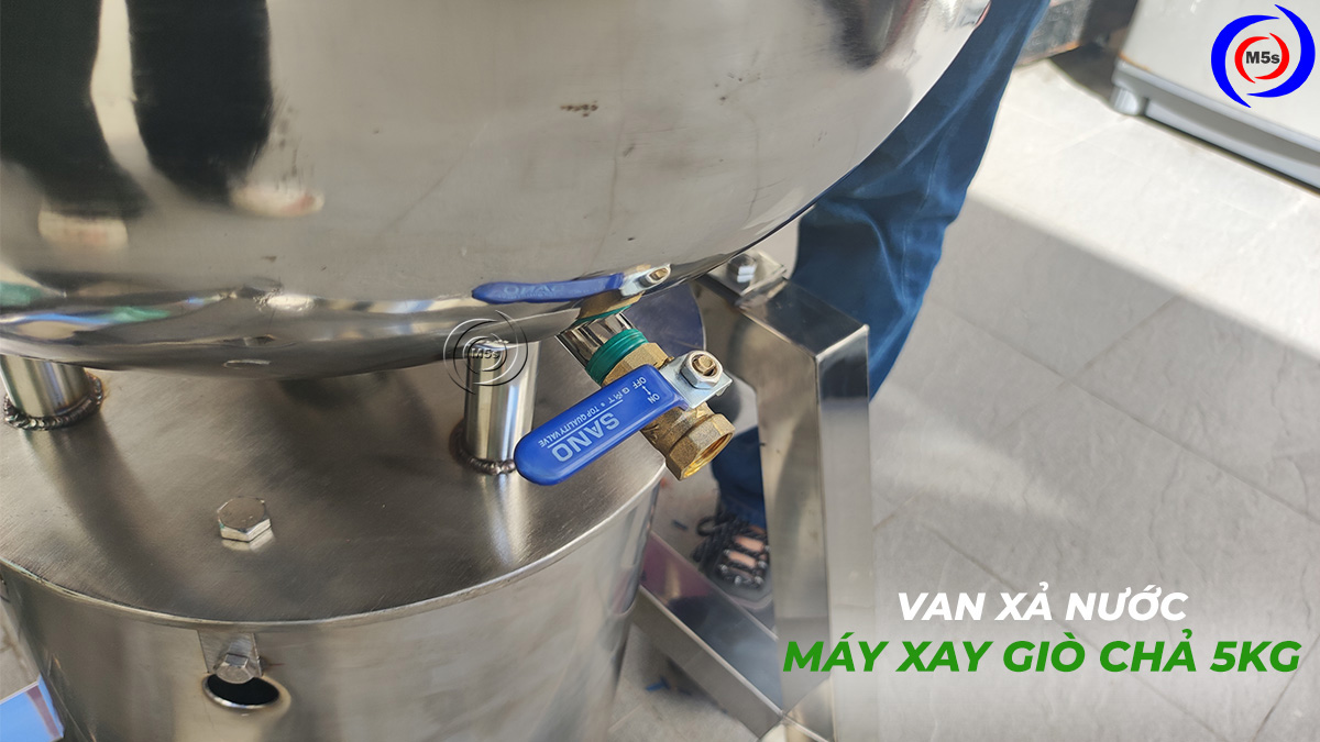 Van xả nước máy xay giò chả 5kg