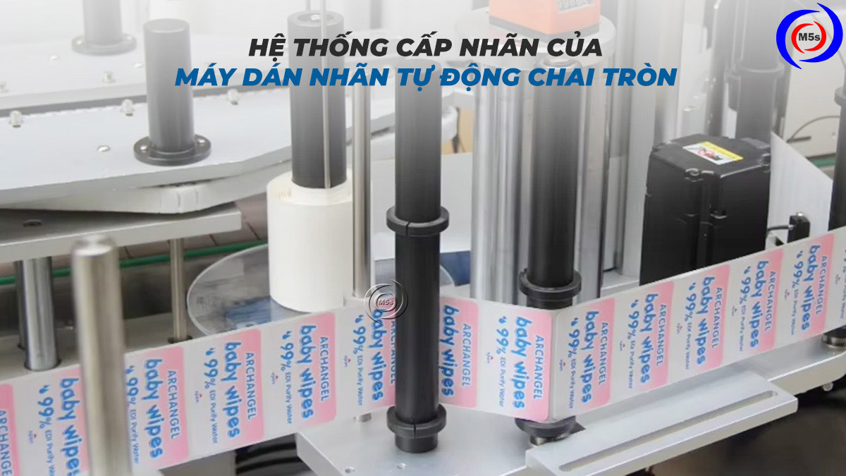 Hệ thống cấp nhãn của máy ST-300D